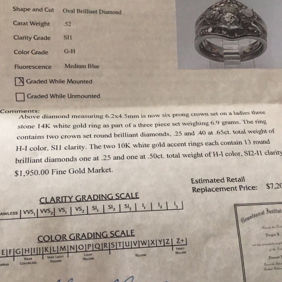 Beautiful Diamond Wedding Set - Picture 11 of 11